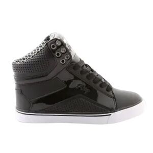 PASTRY POP TART GRID SNEAKERS IN BLACK & WHITE